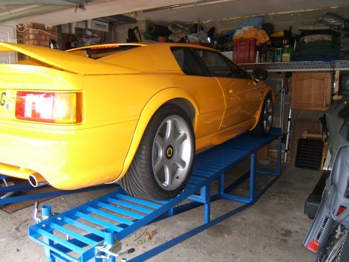 Car Ramp Plans UK. Yellow Lotus